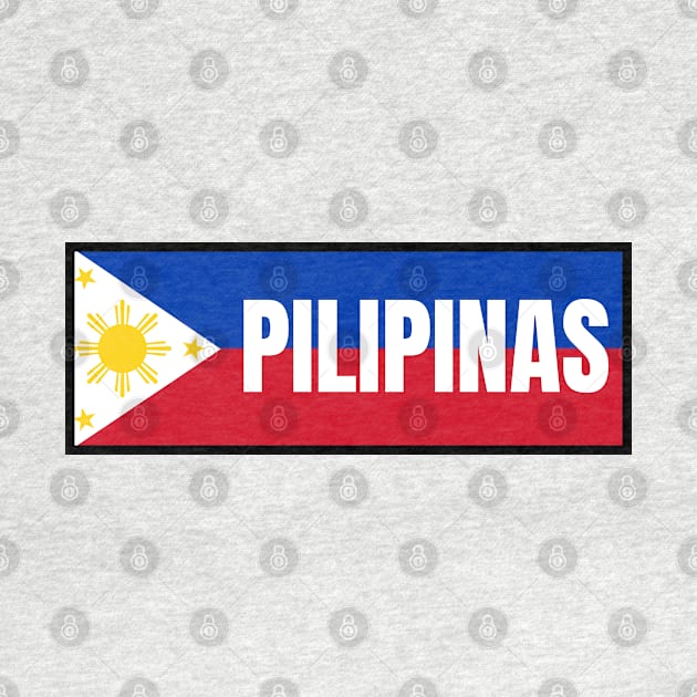 Pilipinas in Philippine Flag by aybe7elf